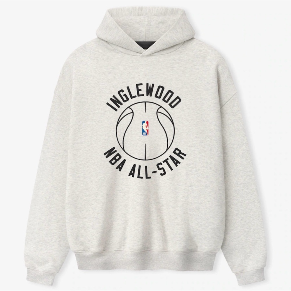 Essentials Inglewood NBA All-Star Gray Hoodie